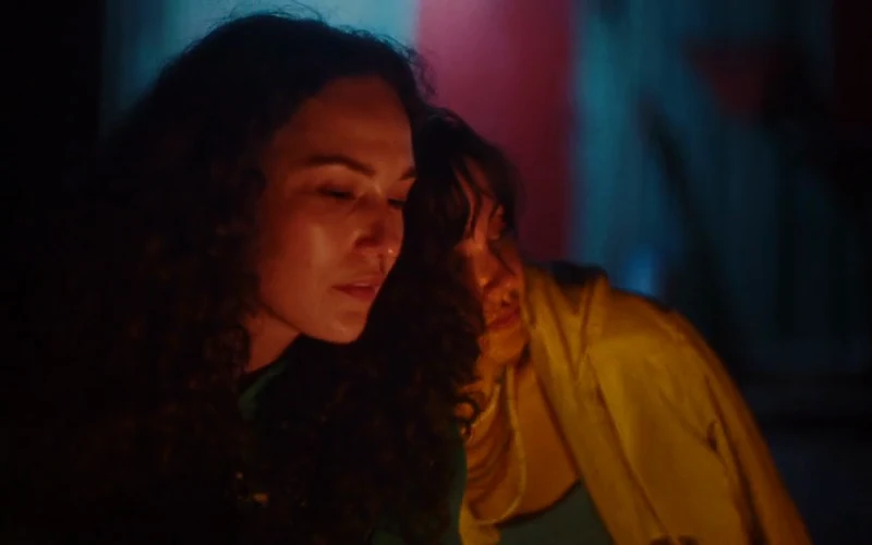 A warm close-up of a woman in Unknown Mortal Orchestra’s Layla