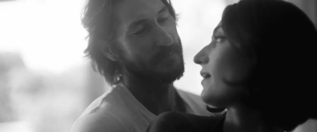 An intimate black-and-white portrait of a couple in A Life Well Crafted, directed by Nate Townsend for House of Rohl