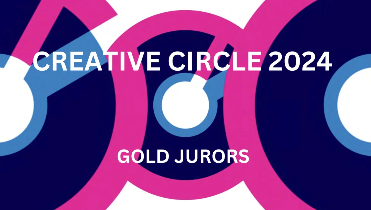 Creative Circle 2024 Gold Jurors announcement artwork